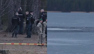 В Литві на кордоні з Білоруссю впав та вибухнув безпілотник