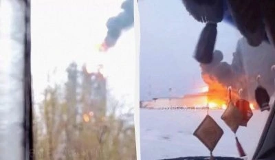 Після атаки дронів палають нафтоперекачувальна станція і НПЗ у Росії, - ЗМІ